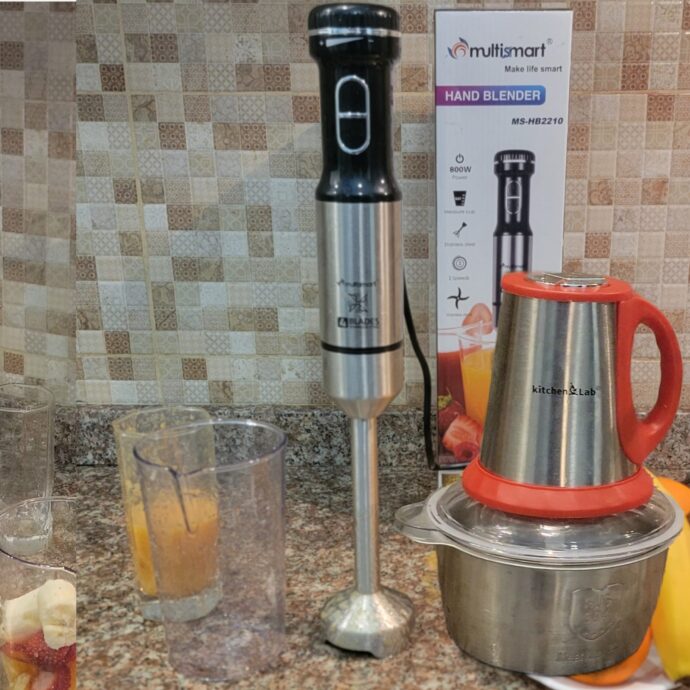 Hachoir inox kitchen lab ,bra mixeur multismart 800w inox – Image 2