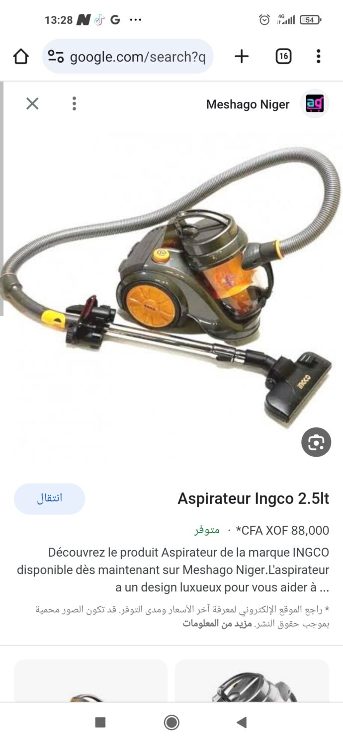 Aspirateur ingco 2000w – Image 3